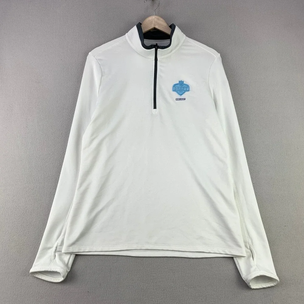 Nike Stretch 1/2 Zip Cover Up Womens Medium 2022 NFL Draft Performance Top